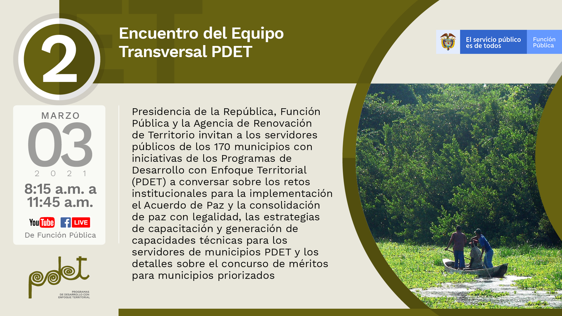 Imagen del Segundo Encuentro del Equipo Transversal PDET