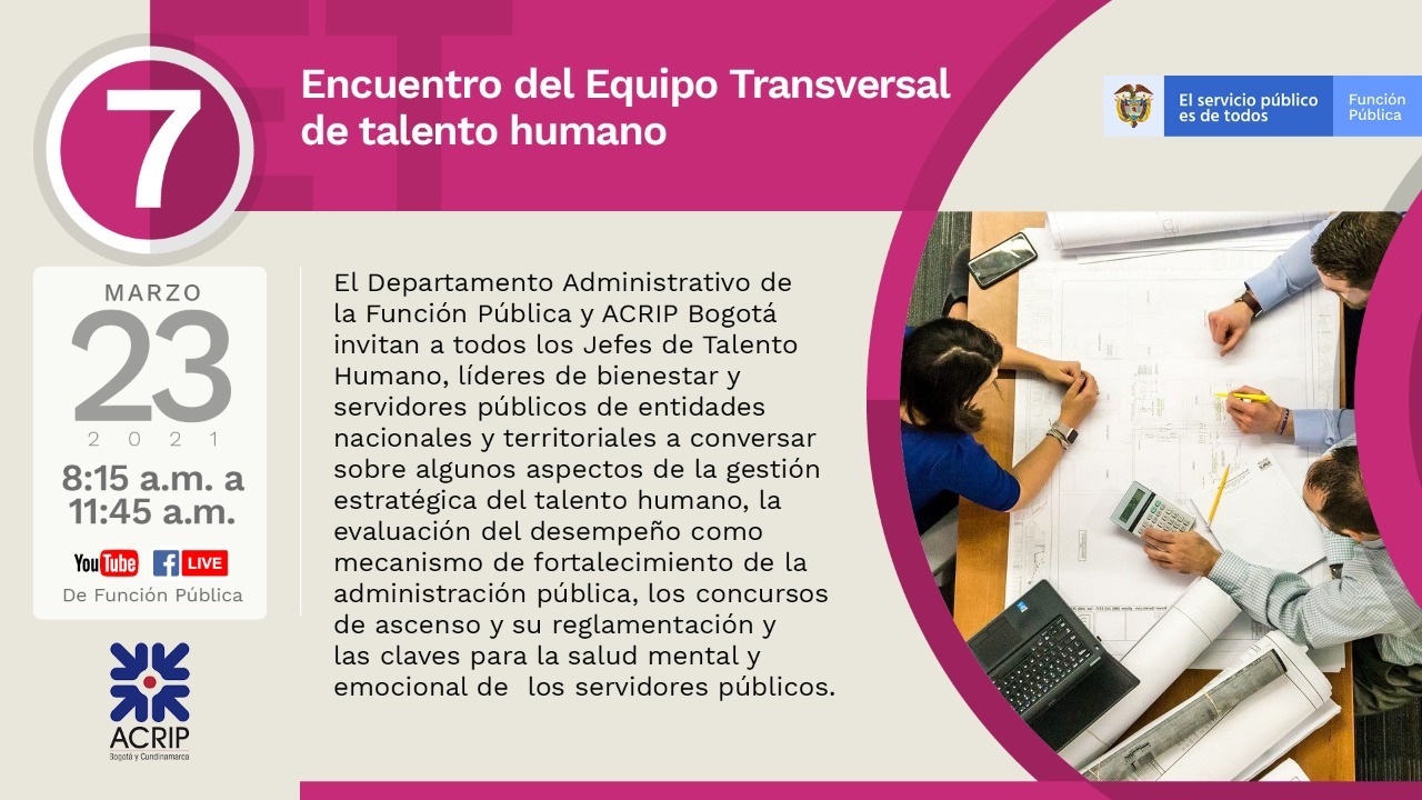 Imagen del Séptimo Encuentro del Equipo Transversal de Talento Humano