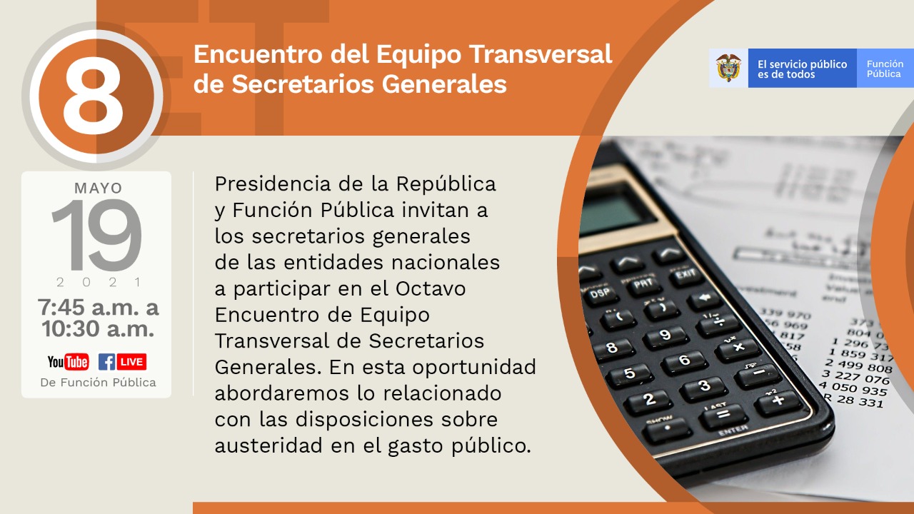 Imagen del octavo Encuentro del Equipo Transversal de Secretarios Generales