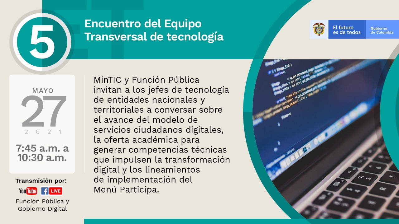 Imagen del quinto Encuentro del Equipo Transversal de tecnología