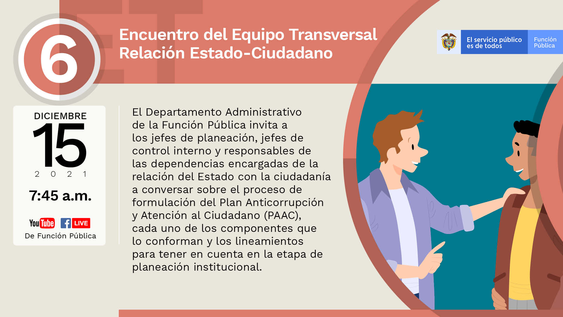 Sexto Encuentro del  Equipo Transversal Relacion Estado Ciudadano