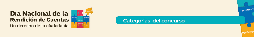 Categorías del Concurso