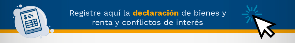 Declaración de Bienes y Renta y Conflictos de Interés