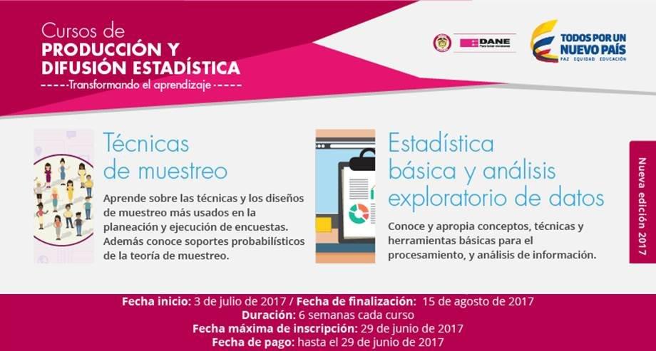 Información curso del DANE