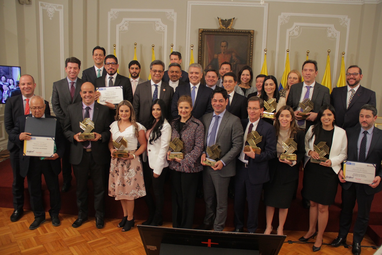 Foto de los ganadores del Premio Nacional de Alta Gerencia