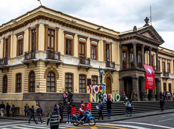 Fachada de la sede de la Gobernación de Nariño