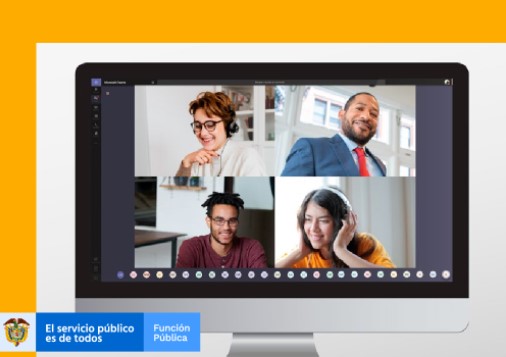 Imagen de cuatro personas, 2 hombre y dos mujeres, sonriendo