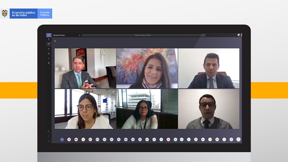 Captura de pantalla con los expositores del Encuentro