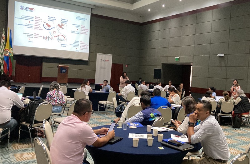 Servidores en el Meta durante la Asistencia Técnica