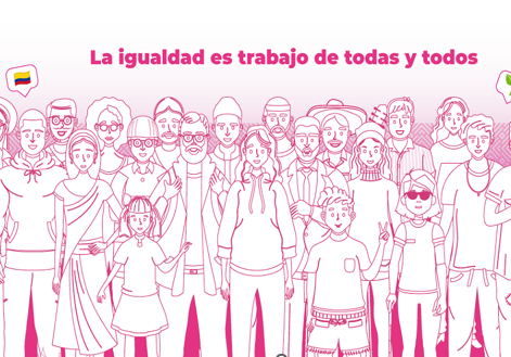 Imagen diseñada con diferentes tipos de personas