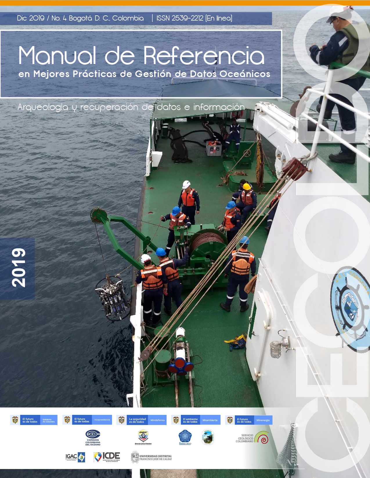 Manual de Referencia en Mejores Prácticas de Gestión de Datos Oceánicos. Número 4 / 2019