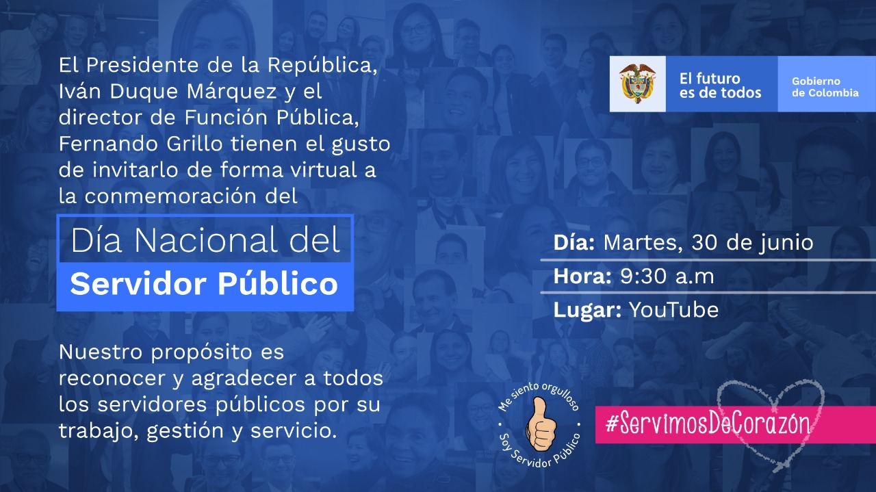 Evento virtual del Día Nacional del Servidor Público