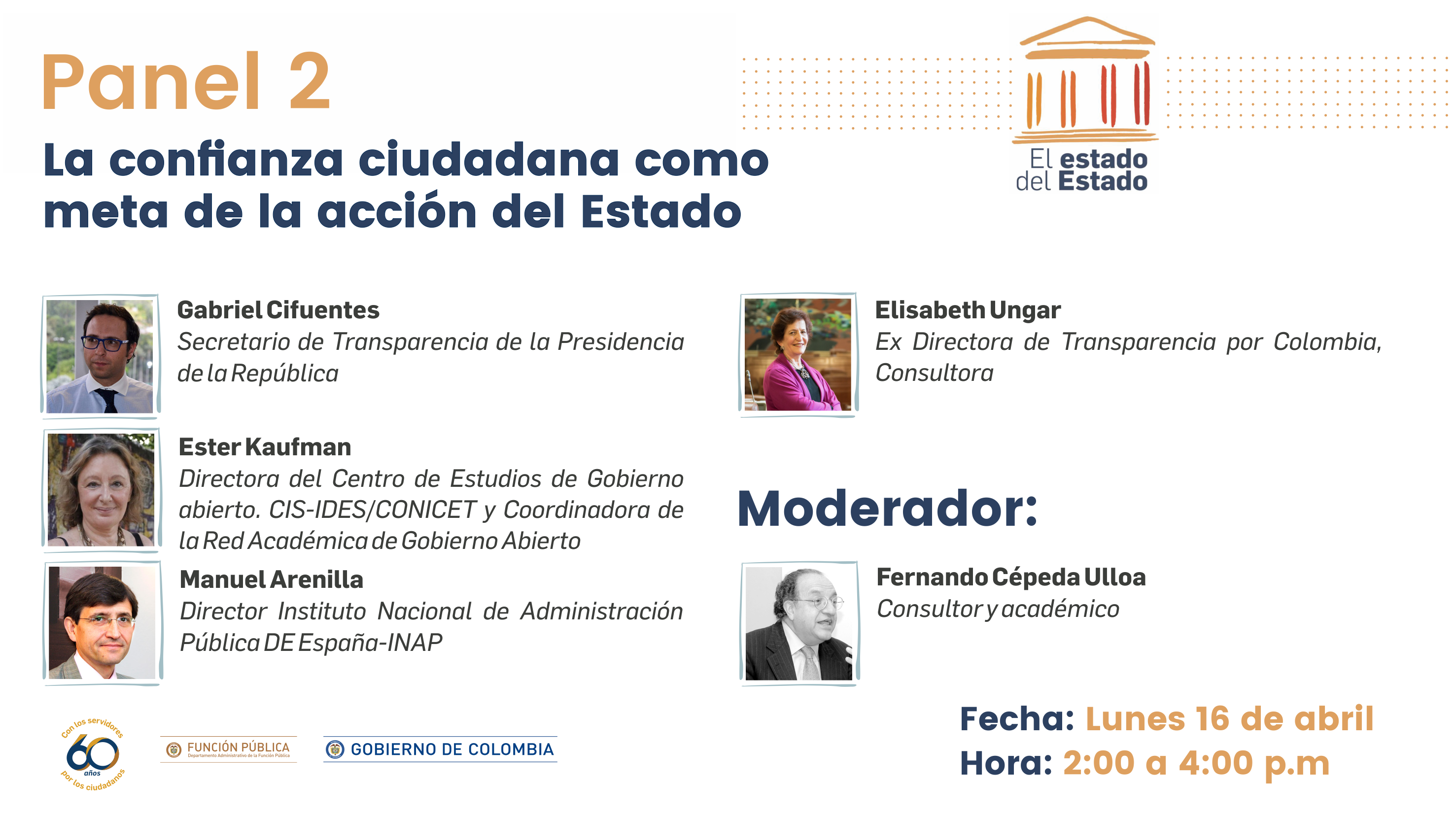 Panel 2 del Foro El estado del Estado